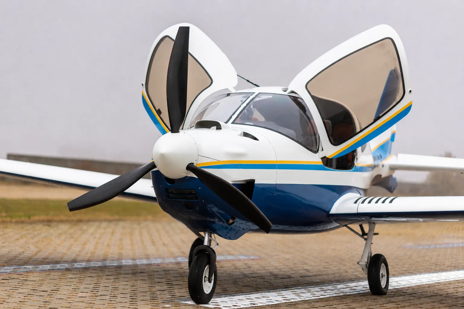 ANG nose with gullwing doors open